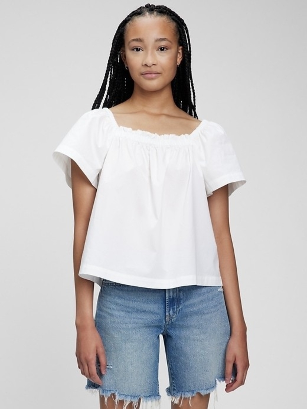 GAP Flutter Sleeve Top